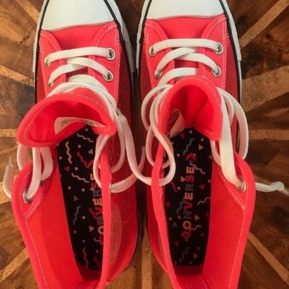 Women Pink Translucent Converse - Picture 4 of 6